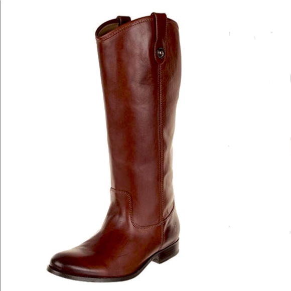 Frye Shoes - Frye Mellisa Tall Boots Button Pull-on Redwood